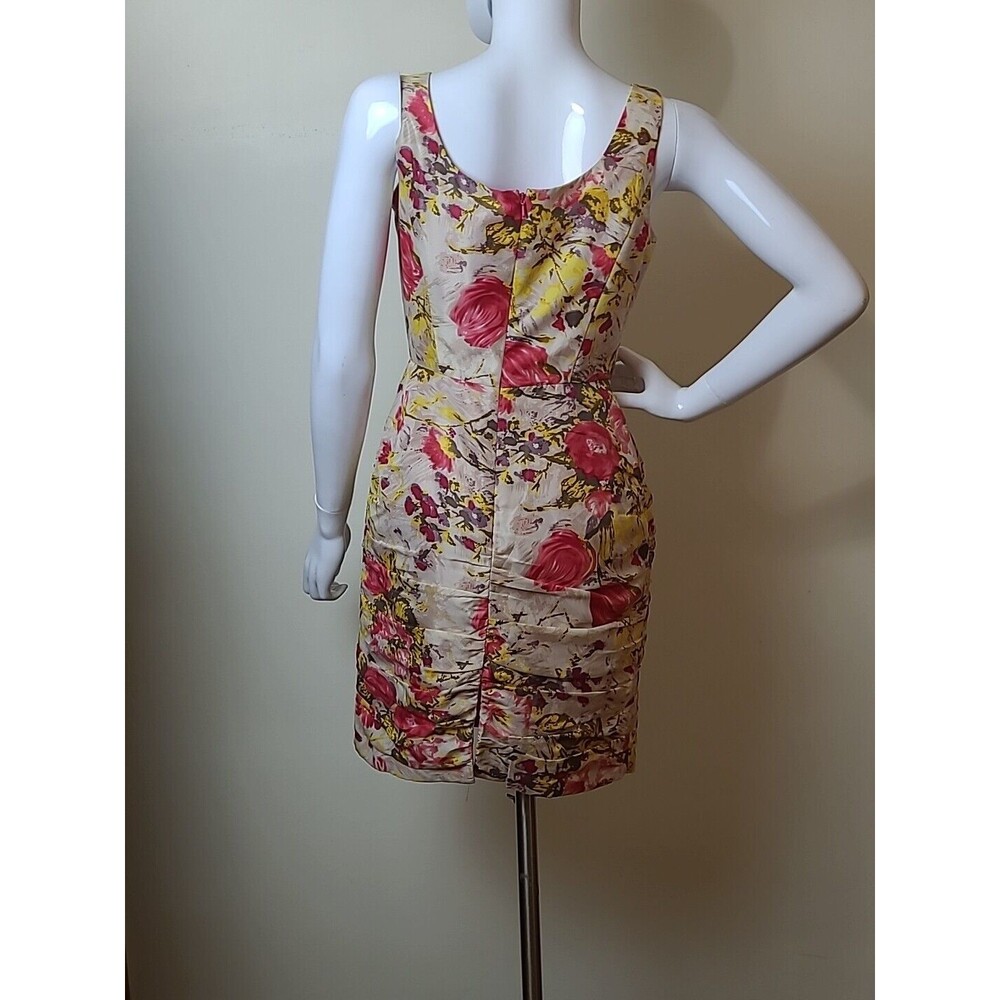 Donna Ricco Floral Sleeveless Knee Length Dress Size 2 Petite - Picture 4 of 8